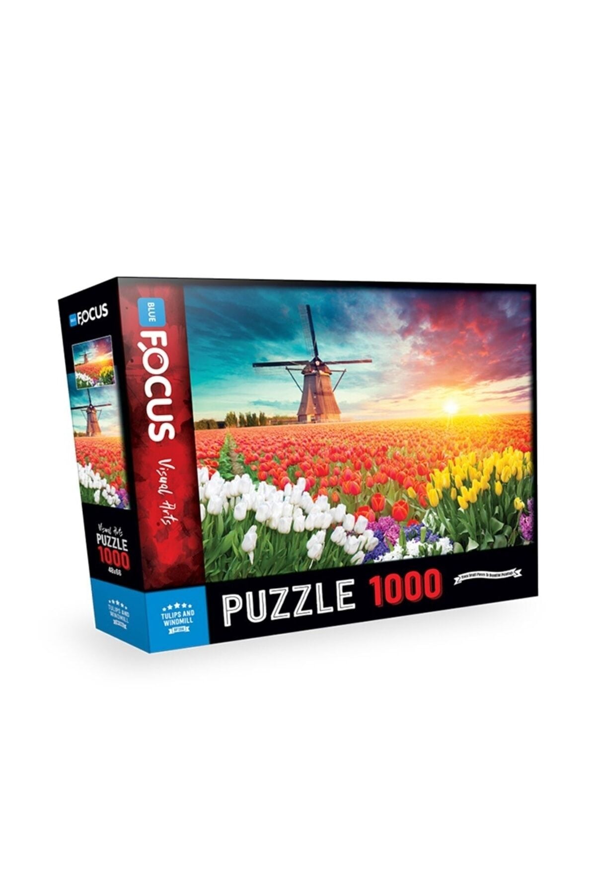 Tulıps And Wındmıll - Puzzle 1000 Parça